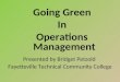 Green operations management