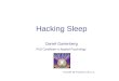 "Hacking Sleep" by Dan Gartenberg