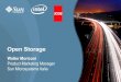 Open Storage Sun Intel European Business Technology Tour
