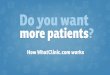 Clinic patient marketing -  How WhatClinic.com works
