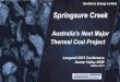Peter Brisbane, BANDANNA ENERGY - Springsure Creek, Australia's next major Thermal Coal Project
