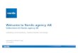 Nordic Agency AB Credentials (10.12.2012) prepared for Mikele Ceppi