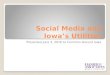 Social Media and Iowa's Utilities