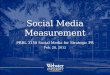 PBRL 3150: Social Media Measurement