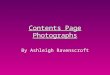 Contents photographs