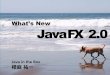 What's New JavaFX 2.0