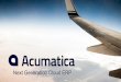 Acumatica: The Next Generation Cloud ERP Solution