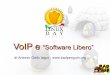 VoIP e Software Libero - Antonio Gallo -
