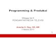 Programming Production of All TV Platforms