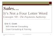 Sales Is Not A Four Letter Word