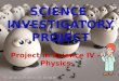 Science investigatory project