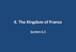 France in the Middle Ages (6.2.1)