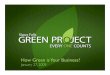How Green is Your Business Workshop
