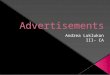 Advertisements (Good and Bad)