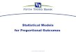 Statistical Models for Proportional Outcomes