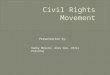 Civil Rights Movement Pptxdanny Chris Coe