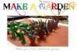 Make your own plasticine garden for kids - Steps 3/4