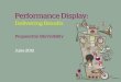 Performance Display: Delivering Results