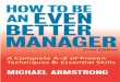 How to be an even better manager