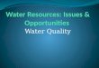 Water resources and biofuels water quality   april 2012