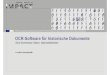 BSB Demo Day - Zechmeister - OCR-Software