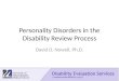 Nowell des personality disorders october 2014