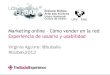 Cursos de verano Bizbak UPV/EHU: Marketing Online: Experiencia de usuario (UX) y usabilidad