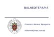 Procedimientos generales: Balneoterapia 1