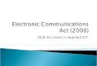 Electronic Communications Act (2000)