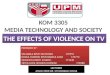 The Effects of Violence on Tv