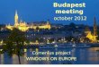 Budapest meeting