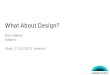 Slush 2012: Design for Startups