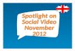 Ebuzzing's November Spotlight on Social Video