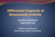 Differential Diagnosis of Rheumatoid