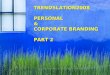 Trendslation2008 Personal & corporate branding. Part 1