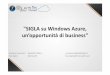 SIGLA su Windows Azure un'opportunità di business