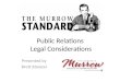 Public Relations Legal Considerations