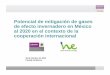 Potencial Mitigacion GEI Mexico 2020 COP 3 - Version Resumida