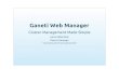 Ganeti Web Manager: Cluster Management Made Simple