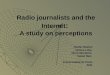 Radio journalists and the internet