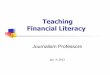 Teaching Financial Statements by Jimmy Gentry
