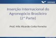 Internacionalização - MBa em Gestão Estratégica do Agronegócio