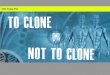 Human Cloning: To Clone Or Not To Clone