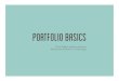 Industrial Design Portfolio Basics