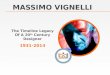 A Timeline Legacy of Massimo Vignelli!