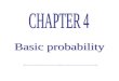 Statistics lecture 5 (ch4)