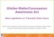 The Gfeller-Waller Act: New Legislation on Traumatic Brain Injury