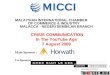 Crisis Communications in the YouTube Age (Updated Aug 2009) MICCI Malacca