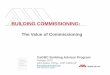 The Value of Building Commissioning