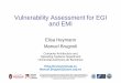 Vulnerability Assessment for EGI and EMI - Presentation for NATO-OTAN 2013